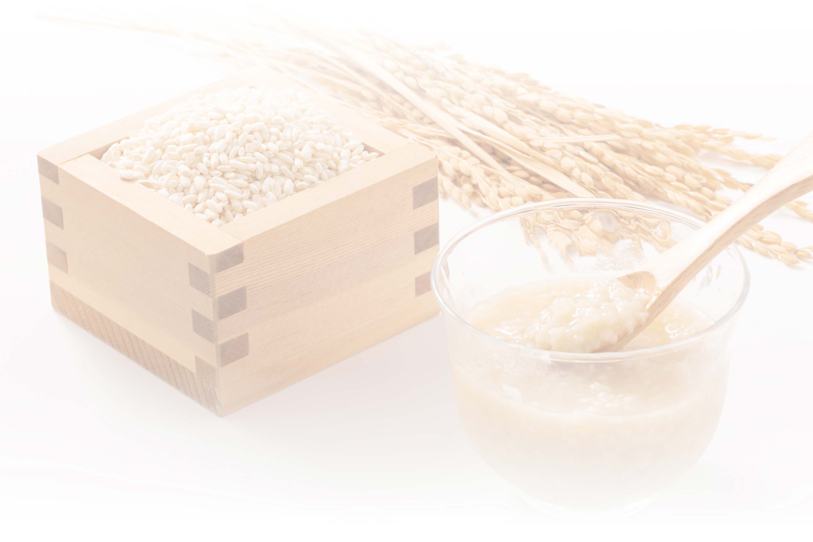 お米と麹が生み出す発酵たんぱくの力。